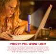thumbnail image 2 of COB 16 LED Flashlight Hand Pocket Pen Work Light Magnetic Inspection Clip Lamp Blue, 2 of 8
