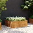 thumbnail image 4 of vidaXL Raised Garden Bed Outdoor Planter Box Stand Garden Pot Corten Steel, 4 of 77