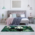 thumbnail image 5 of Panda Soft Polyester Indoor Rug Floor Mat - Plush Area Carpet for Living Room Bedroom - Stylish Home Decor Accent - 200x150cm, 5 of 6