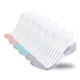 thumbnail image 1 of Calcetines deportivos con ajuste de cobre hasta el tobillo blancos L/XL (3 pares), 1 of 6