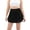 Black, variant on Gustave Women High Waisted Pleated Skirts with Bottom Shorts Athletic Golf Tennis Skorts Summer Casual Mini Active Skirt "Black, L"