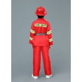 thumbnail image 4 of JCCXIN Baby Boy Fireman Outfits Halloween Dress Up Party Wear Bodysuit With Accessories Set Festival Photo Shoot Clothes Cute Beach Outfit Sets,Red,3-4 Years, 4 of 8