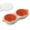Orange, variant on MEGICOT Microwave Egg Poacher, Food Grade Double Cup Egg Cooker, Steamed Poached Egg Gadget Breakfast Kitchen Cooking Tool