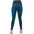 thumbnail image 2 of PANTALON DE MEZCLILLA MATERNIDAD ALMACENES MARIO 3001 AZUL MARINO C/PARCHE ALTO, 2 of 3