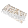 thumbnail image 1 of Round Microfiber Mandala Beach Towel Hippie Boho Beach Towel with Tassels Oversized Wrap Blanket Tr, 1 of 5