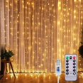 thumbnail image 4 of Guirnalda de luces navideñas de Año Nuevo con control remoto y 8 modos, decoración navideña para el hogar, adornos navideños, regalos de Navidad, 4 of 5