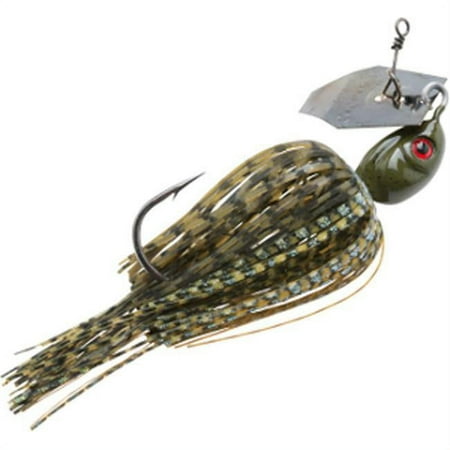 UPC: 0879020006732 | Project Z Man Chatterbait Skirted Bladed Swim Jig Lure 1/2oz Dark Green Pumpkin
