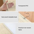 thumbnail image 4 of 4-layer Handbag Purse Dust-proof Organizer with 8 Pockets Metal Hook Bag Storage Bag for Wardrobe Closet Space Saving Beige, 4 of 5