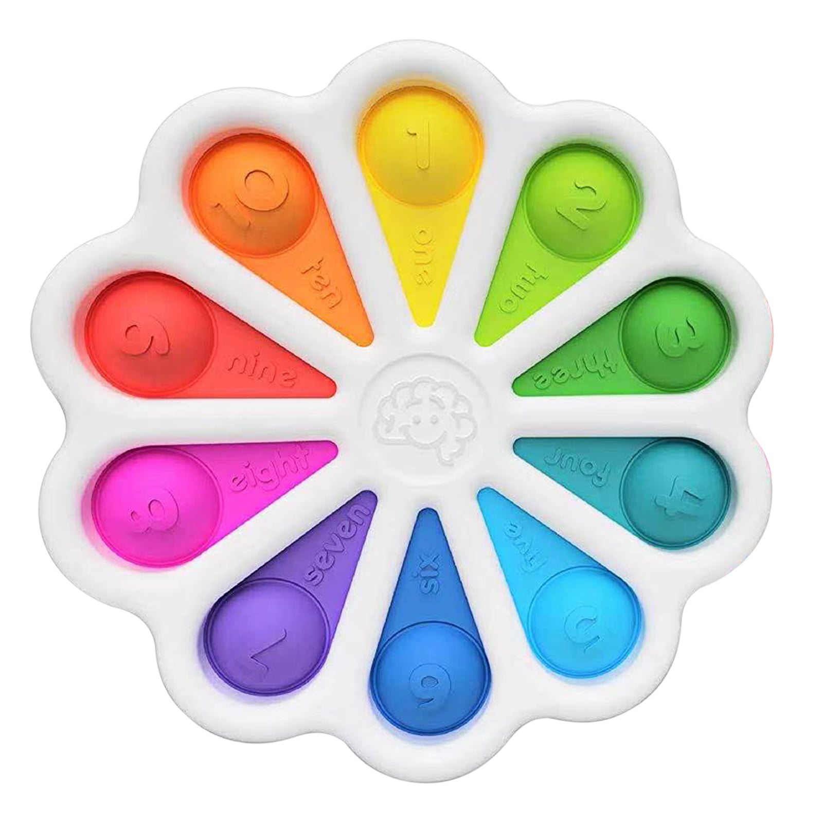 Fidget Toys Push Bubble Keychain Sensory Therapy Toys for Home Office Classroom Two/Three Keys Mini Simple Dimple Sensory Stress Relief Anti-Anxiety Autism Hand Popular Toys for Kids Teen Adult 