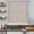 thumbnail image 5 of Taupe Plaid Sheer Curtains 84 Inches Long, Farmhouse Buffalo Checkered Gingham Light Filering Curtains, Breathable Simi Curtain Privacy Drapes for Living Room Bedroom Lightweight Window Treatment, 5 of 9