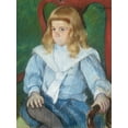 thumbnail image 2 of Cassatt, Mary 15x18 White Modern Wood Framed Museum Art Print Titled - Boy with Golden Curls, 2 of 4
