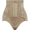 thumbnail image 3 of POIUYTR Womens Butt Lifter Shapewear Panties Tummy Control Briefs High Waist Trainer Girdle Mesh Stomach Body Shaper Underwear, 3 of 4