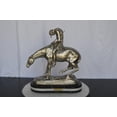 thumbnail image 2 of Nifao End of the Trail silver finish-James Fraser statue – Home Decor Sculpture, 19"L x 9"W x 22"H, 2 of 12