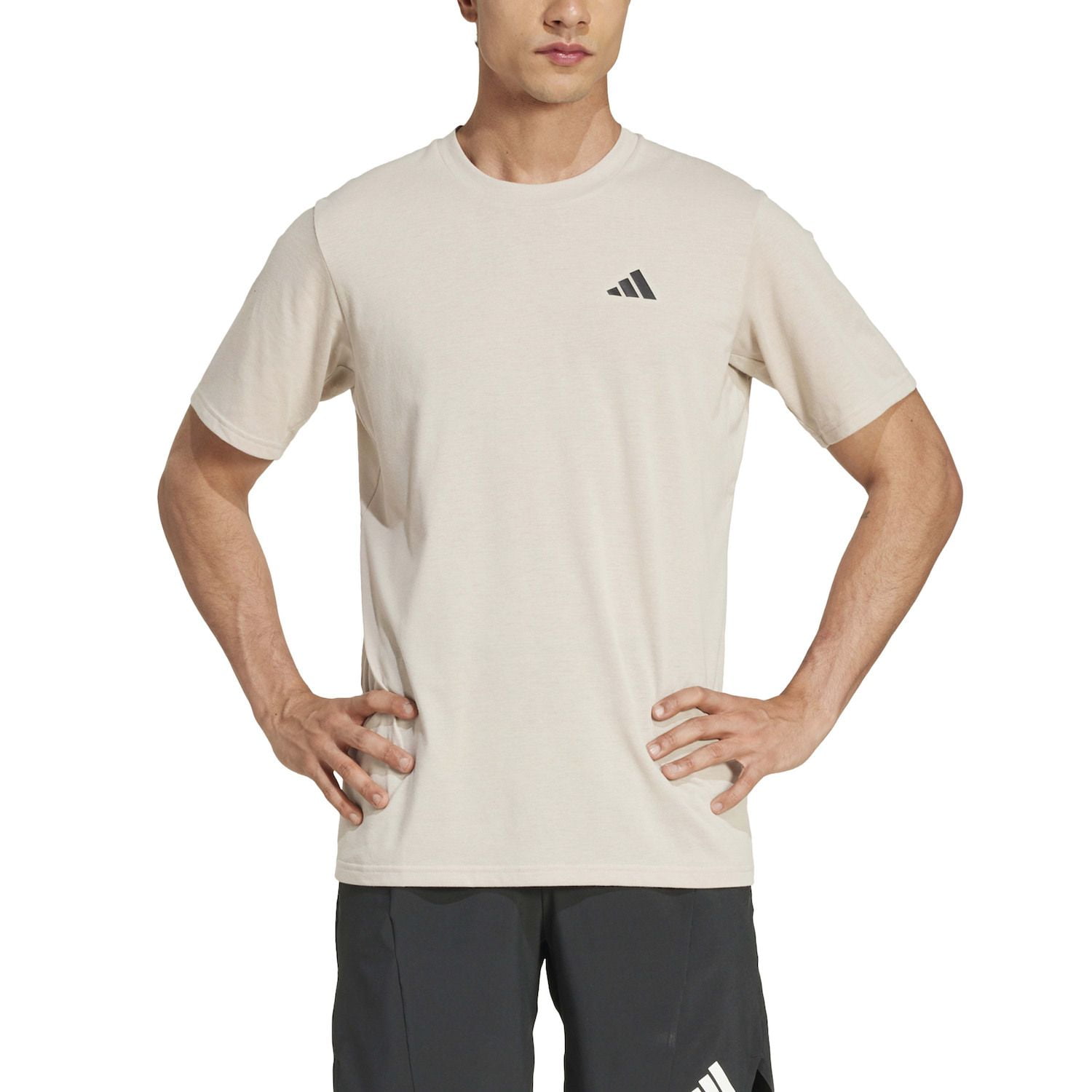 adidas Men's Train Essentials Feelready Training T-Shirt (Semi Lucid Blue, M)