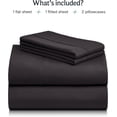 thumbnail image 2 of PC Queen Sheet Set Bed Sheets Queen Size Deep Pockets ” Wrinkle Cooling Bed Sheets Machine Washable Hotel Bedding Silky Soft Queen, 2 of 7