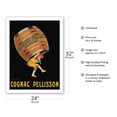 thumbnail image 2 of Cognac Brandy - Pellisson Père & Co. - Vintage France Advertising Poster by Leonetto Cappiello c.1907 - Fine Art Matte Paper Print (Unframed) 24x32in, 2 of 4