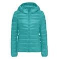 thumbnail image 6 of Zshosam Women Puffer Jacket Hooded Warm Lightweight Packable Quilted Puffer Coat Outwear(Mint Green,XXXXXXL), 6 of 6