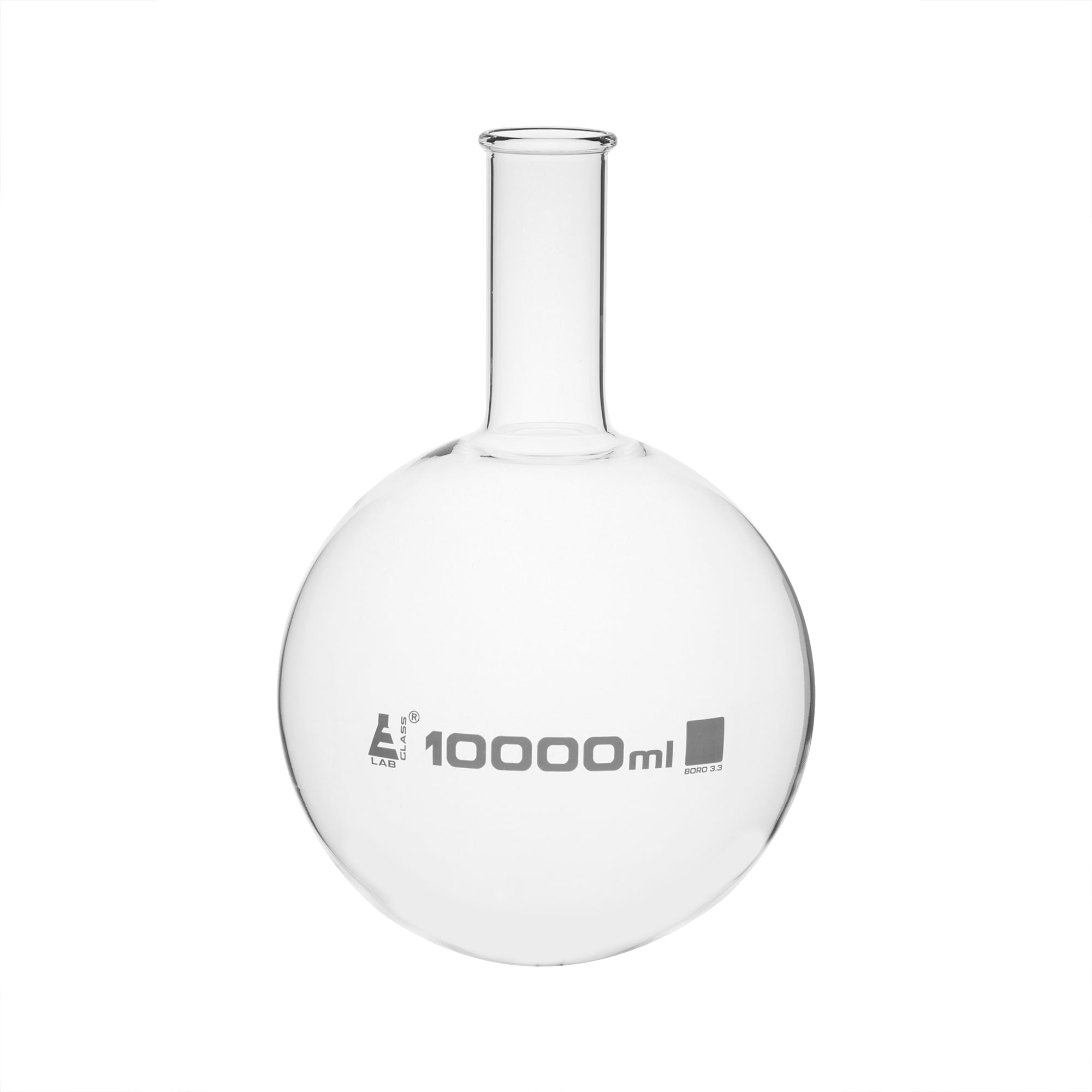 Florence Boiling Flask, 10,000ml Borosilicate Glass Round Bottom
