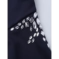thumbnail image 5 of CHICTRY Little & Big Girls Shiny Rhinestones Party Dress Tween Birthday Graduation Prom Ball Gown, 5 of 7