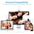 thumbnail image 3 of Andoer-2 Photography Lamp,Cri 95+ Led Video With Screen Clip Computer Conference Clip-on Fill Tablet Mobile Video Fill 2500k-9000k Dimmable With Screen Clip With Clip Pocket Led Video 120 Led 3000mah, 3 of 7