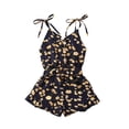 thumbnail image 1 of Gupgi Baby Summer Floral Printed Spaghetti Straps Button Open Jumpsuits, 1 of 5