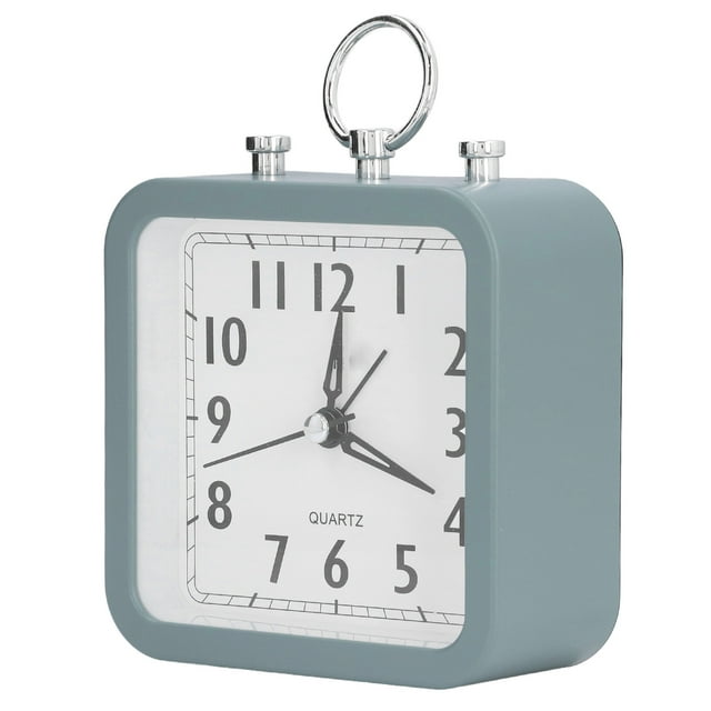 Reloj despertador con batería Bling Bling estilo simple aspecto adorable funcionamiento silencioso