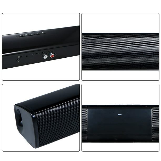 Haut-parleur TV Haut-parleurs Bluetooth pour ordinateur 2.1 Barre de son  Subwoofer Bass Stéréo Bluetooth Colonne Avec