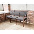 thumbnail image 5 of Pemberly Row Waiting Reception 3 Seat Tandem Seating No Center Arms in Black, 5 of 5