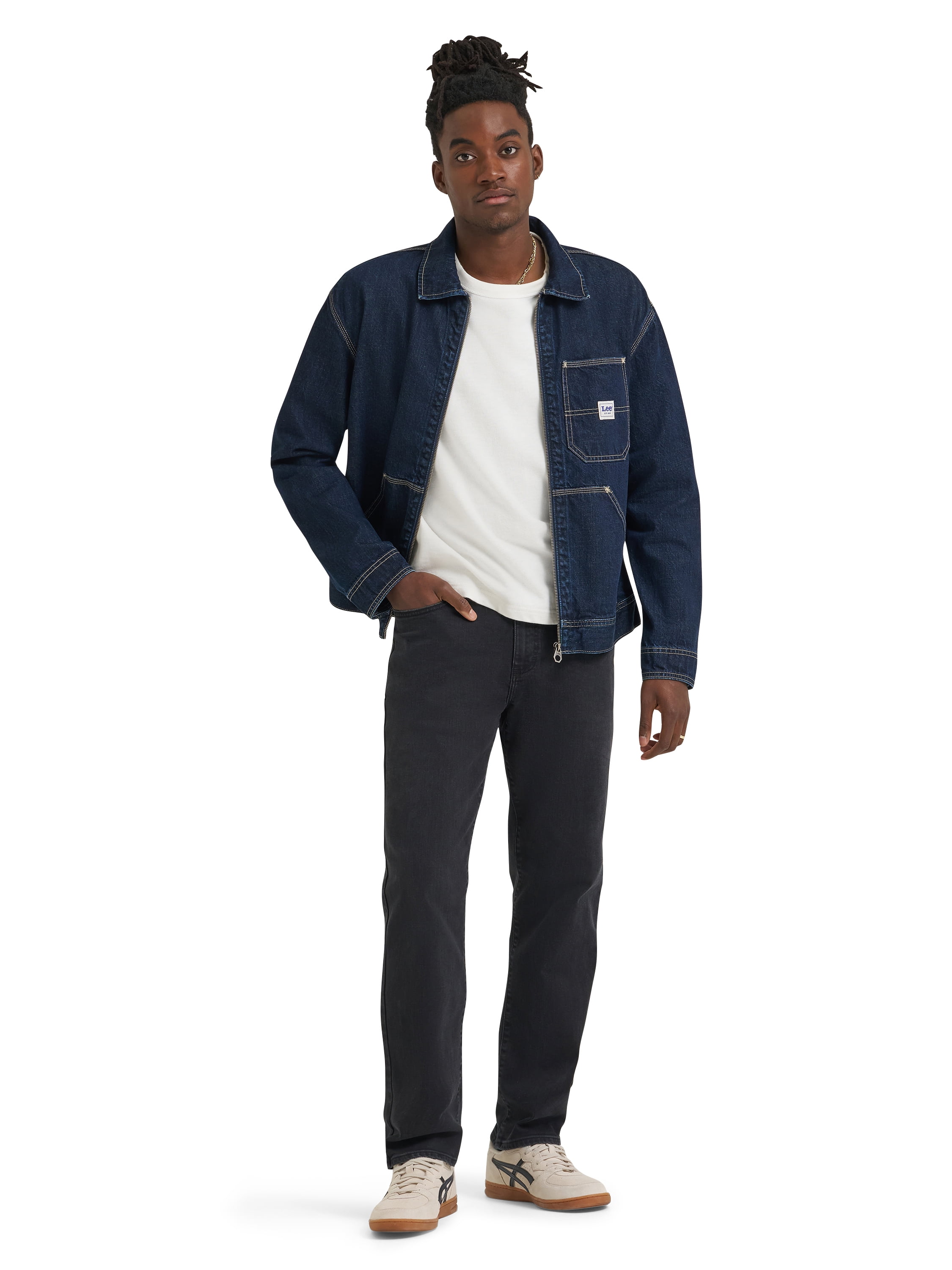 Lee® Men's Five Pocket Relaxed Taper Denim Jeans