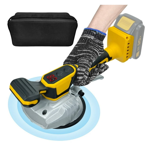Cordless Tile Vibration Leveling Machine For Battery 8 Adjustable Speed & Suction Cup & Digital Display ,Easy to Use