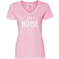 thumbnail image 3 of Inktastic It's Home- State of New Jersey Outline Women's V-Neck T-Shirt, 3 of 5