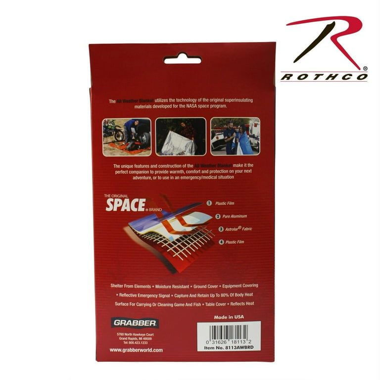アウトドア寝具 GRABBER ALL WEATHER BLANKET Grabber All-Weather Blanket, Assorted Colors - Walmart.com