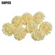 thumbnail image 1 of 50 piezas de adornos para decoración de bodas, flores artificiales, cabezas de hortensias prácticas para fiestas, bricolaje, fácil de aplicar, seda seca, artesanía para el hogar., 1 of 4