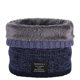 thumbnail image 3 of Bufanda de invierno para hombre y mujer, moda de cuello alto falso, cuello degradado, bufanda de punto de lana, color degradado al por mayor, 3 of 6