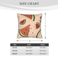 thumbnail image 5 of LNWH Watercolor Watermelon Fruit Throw Pillow Covers, Square Soft Linen Decorative Pillow Cases, 20"x20", 5 of 8