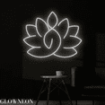 thumbnail image 3 of Glowneon Lotus Meditation Neon Sign, Lotus Led Sign, Yoga Led Decor, 3 of 4