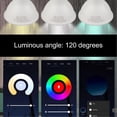 thumbnail image 2 of Yajisi Smart LED Bulb GU10 WiFi RGB WW Dimmable Light Bulb for Home Office Hotel AC90-250V 4.7W 2.36 x 1.97 x 1.97 in, 2 of 9