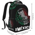 thumbnail image 2 of Faith Over Fear Patriotic Christian Cross American Flag Laptop Backpacks Double Shoulder Laptop Pack Bag Daypack Back Pack Bags Rucksack Computer Bag with Side Pockets Front Zipper Pockets, 2 of 6
