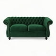 thumbnail image 4 of CHESTERFIELD STYLE UPHOLSTERED LOVESEAT 61.75"W x 33.75"D x 27.75"H FOR LIVING ROOM, 4 of 11