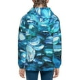 thumbnail image 4 of Kll Unisex Kids Boys Girls Hooded Pocket Pullover Hoodies-Blue Kyanite, 4 of 9