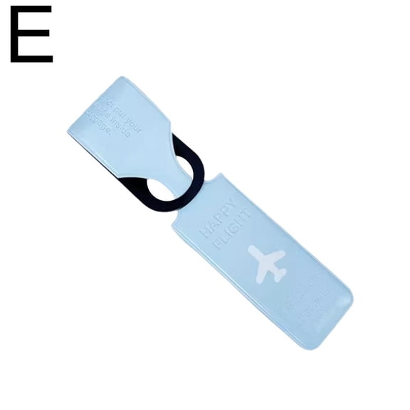 Travel Luggage Tag with Waterproof Plastic ID Holder – Airplane Suitcase Bag Identifier, Easy-to-Write Name & Contact Info, Travel Accessory