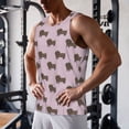 thumbnail image 5 of Rateoe Dachshund Dog Puppy Pattern Sleeveless Gym Shirt Muscle Tee Breathable Workout Shirt Slim-Fit Tank Quick Dry Fit Muscle Tank Top Bodybuilding Sleeveless T Shirt-XX-Large, 5 of 7