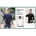 thumbnail image 4 of Iceglad Mens Fashion Casual Front Placket Basic Long Sleeve Henley T-Shirts, 4 of 11