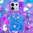 thumbnail image 4 of Funda para Xiaomi Redmi Note 13 Pro 5G Brillantina Líquida Divertida Reluciente y con Cristales en Movimiento Cuerpo Cruzado con Cordón Ajustable, 4 of 5