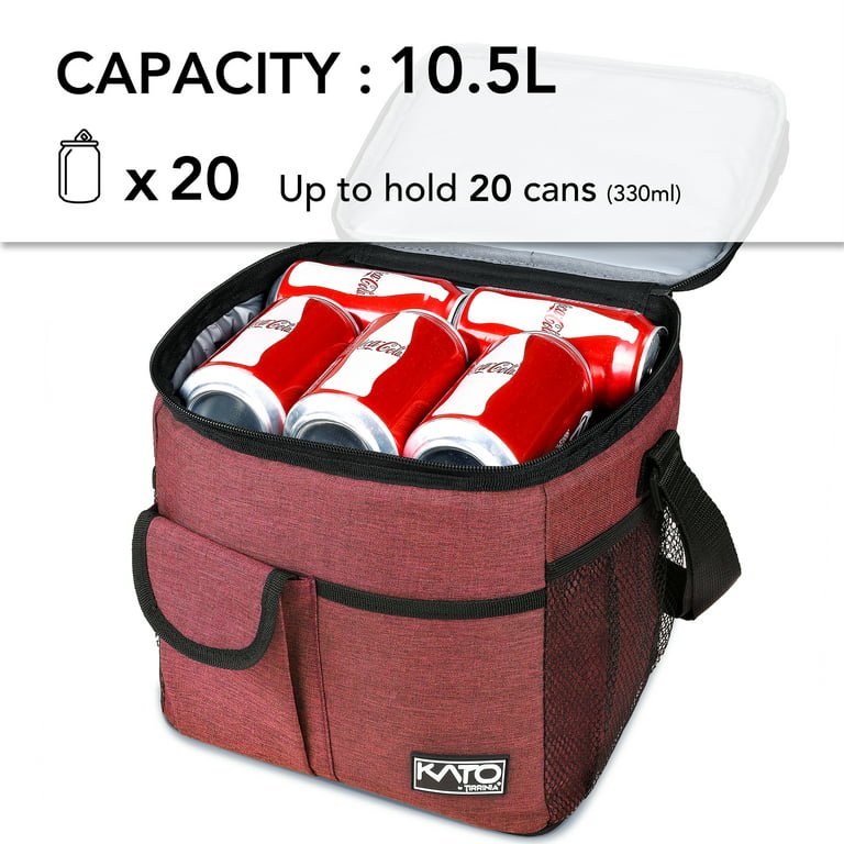 Chunful 24 Pcs Insulated Lunch Bags Aesthetic Lunch Bag Lunch Tote Bag Bulk  with Zipper Thermal Leakproof Lunch Bags or Women Men Office Work School