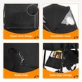 thumbnail image 5 of BestPet 3-in-1 Premium Dog/Cat Stroller, Detachable Carrier, Cup Holder, Black, 4 Wheels, 5 of 7