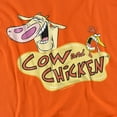 thumbnail image 2 of Cow & Chicken Logo Officially Licensed Adult T-Shirt 2XL, 2 of 7
