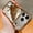 Gold, variant on Sparkly Liquid Flowing 3D Rhinestone Butterfly Case for iPhone 17 Pro Max Clear,Glitter 17 Pro Max Case with Floral Women Girls Cute Bling Shiny Luxury Plating Protective Case 6.9",Gold