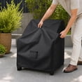 thumbnail image 7 of Waterproof Patio Chair Covers with Heavy-Duty Fabric and Front Handle, 2-Pack, Black, for Outdoor Furniture, 7 of 7