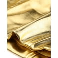 thumbnail image 5 of DARING DIVA Women's Crop Jacket Sleeveless Holographic Metallic Vest XS Gold, 5 of 6